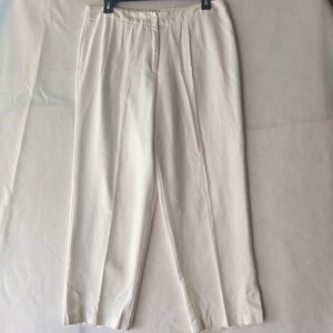 Requirements white slit ankle trousers 14 petite